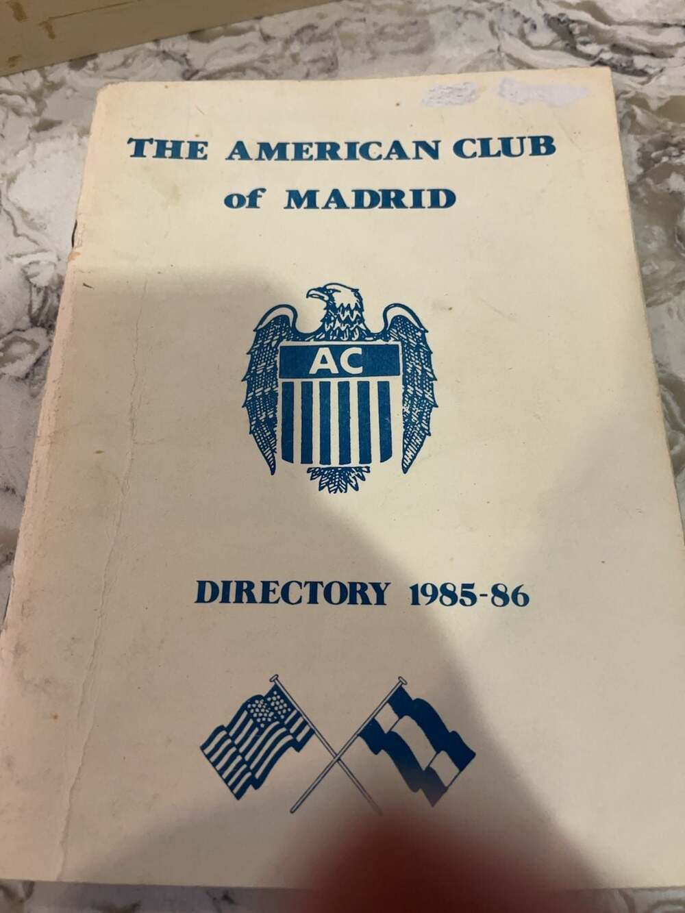The American Club of Madrid Directory 1985-86